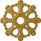 Ekena Millwork Angel Ceiling Medallion (Fits Canopies up to 4 3/8"), 20 7/8"OD x 3 5/8"ID x 1"P, Iridescent Gold CM20ANIGS - alternate 1